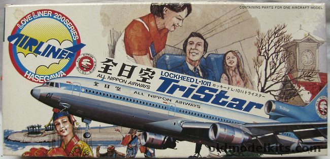 Hasegawa 1/200 Lockheed L-1011 Tristar ANA All Nippon Airways, LC1 plastic model kit